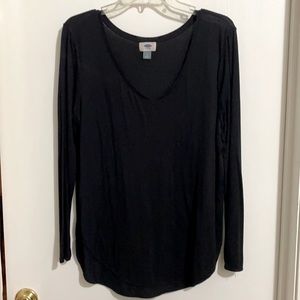 Long sleeve black tunic